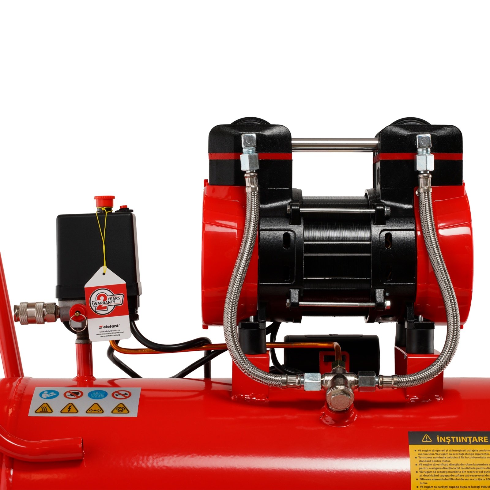 XY5850 ELEFANT 50L Въздушен безмаслен компресор, 8BAR