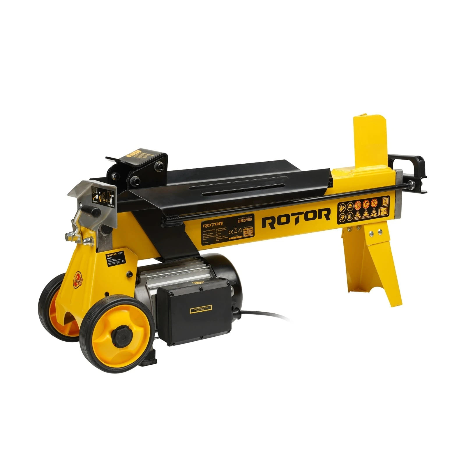 ROTOR 65558 Цепачка за дървени трупи, 5 тона, 2200W, максимална дължина на дървени трупи 52 см