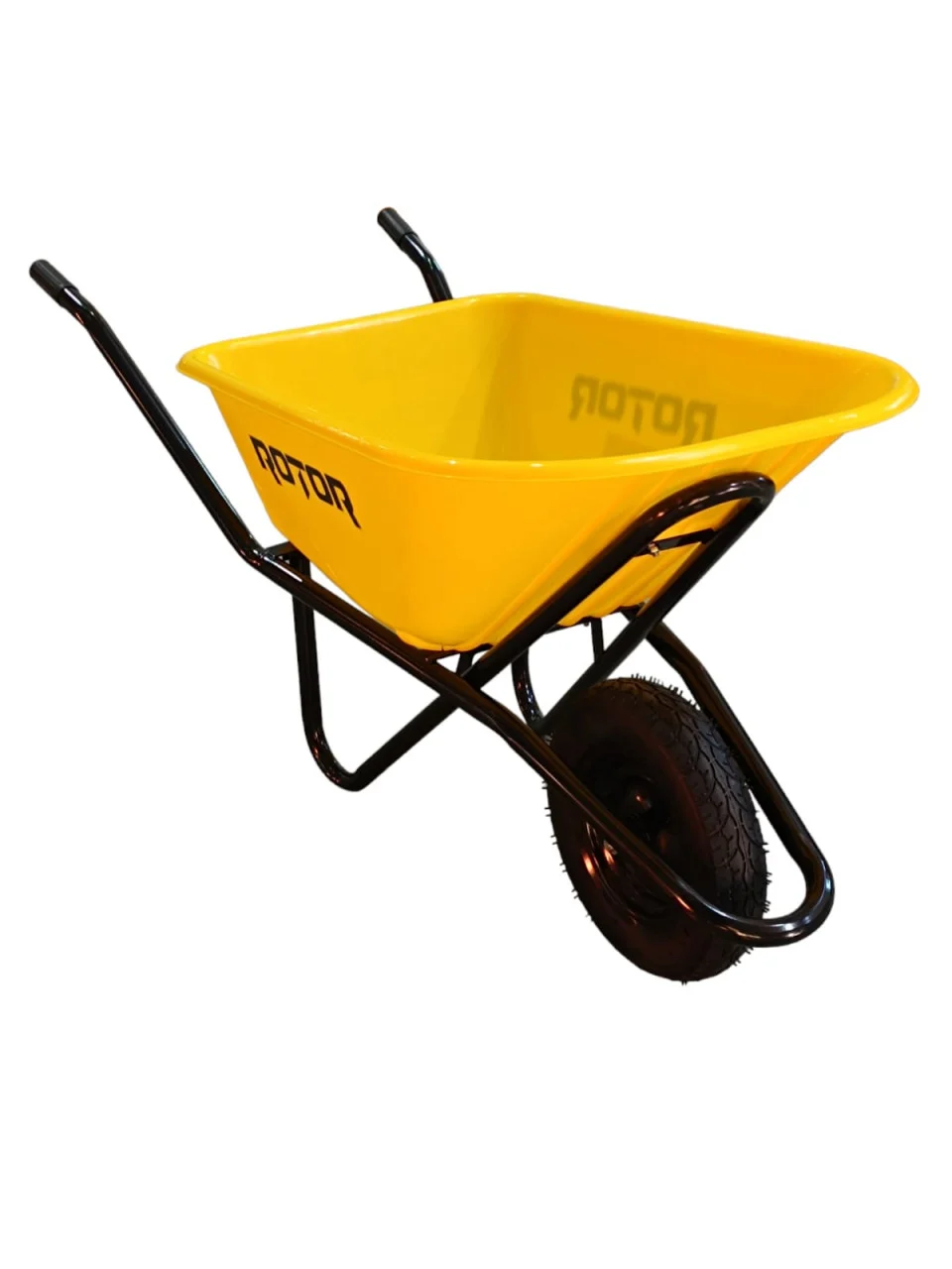 ROTOR PE100 Работна количка, жълто пластмасово корито 100 л (PVC)