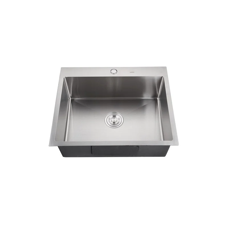 MIXXUS HM6050-215 Кухненска мивка, Chrome SUS304 (3.0/0.8), от неръждаема стомана