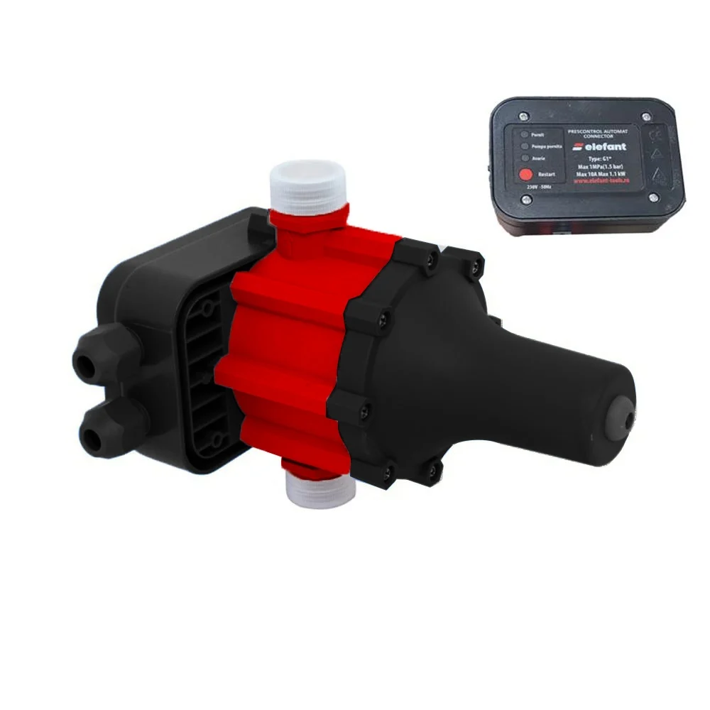Електронен пресостат EWPC-1, автоматичен контрол на налягането, 1.1KW, 1.5 bar