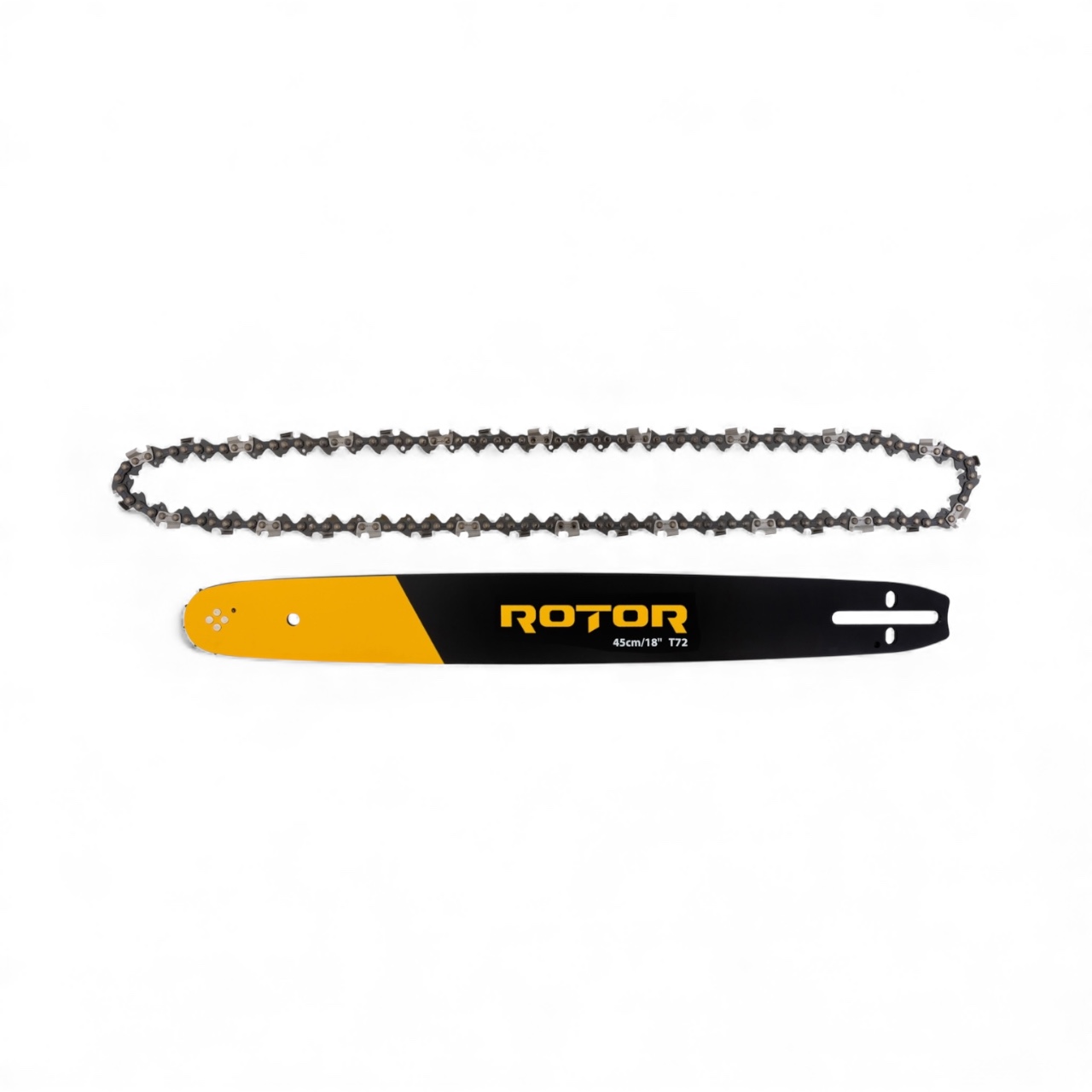 Комплект шина и верига 18"/45 см, стъпка 0.325, 36 зъба, 72 звена, 1.5 мм, ROTOR