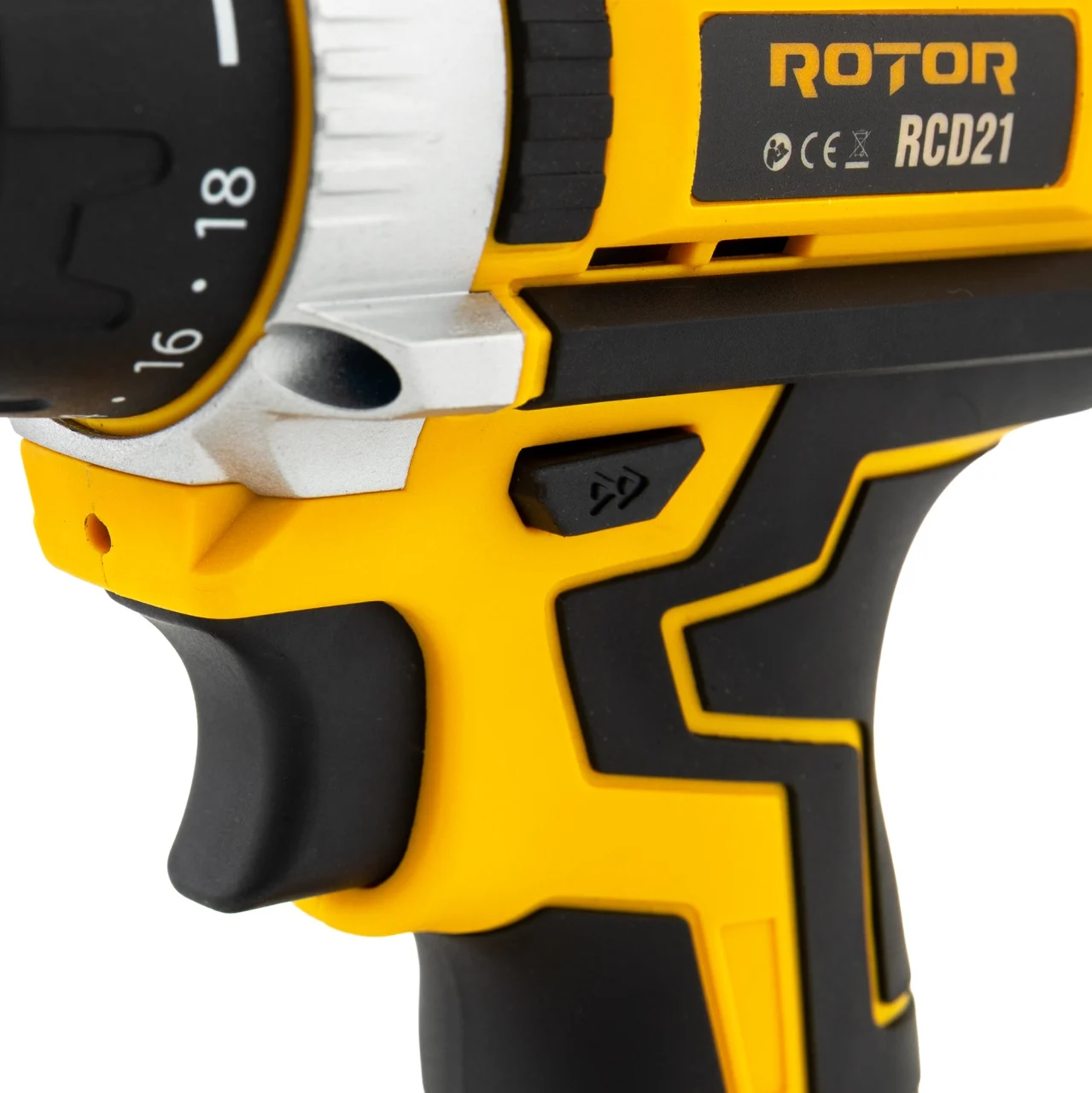 ROTOR RCD21 Акумулаторен винтоверт, 2 бр батерии 21V/1.5Ah, 1350 об/мин, комплект битове
