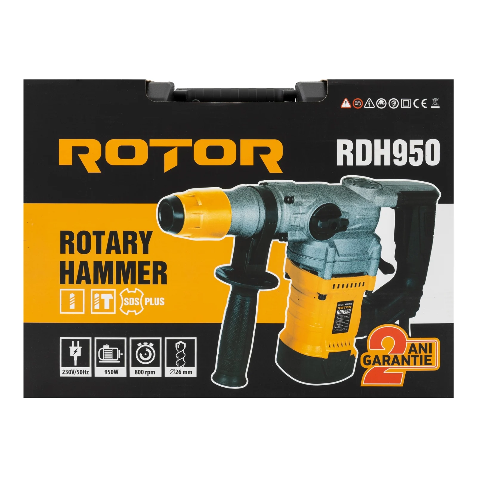 ROTOR RDH950 Перфоратор 950W, 800 об/мин