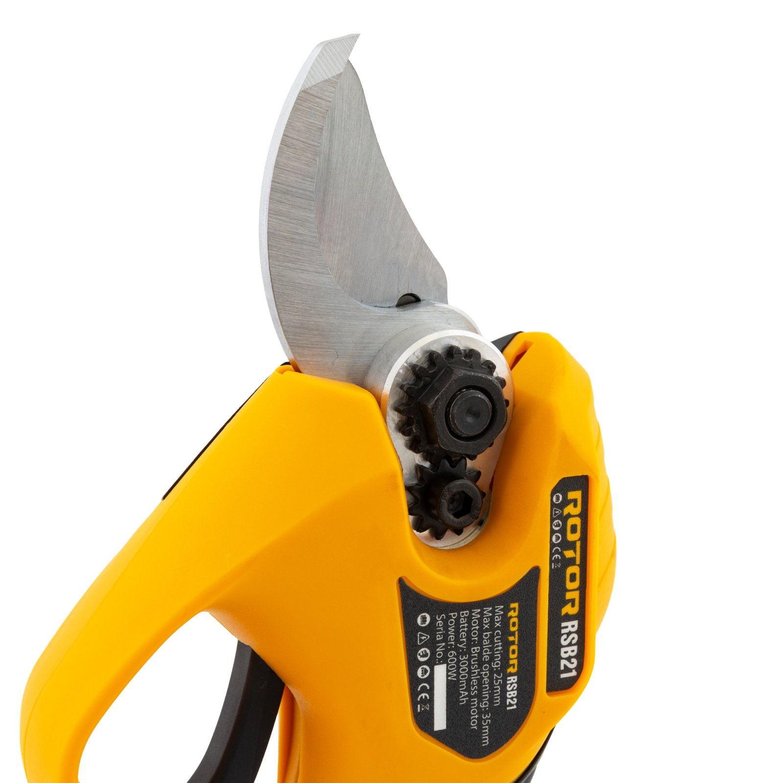 ROTOR RSB21 Акумулаторна градинска ножица 21V, 2 бр батерии 21V 3Ah