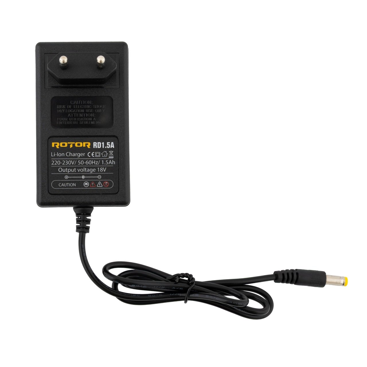 ROTOR RD1.5A Акумулаторен безчетков винтоверт 18V, две батерии 18V/1.5Ah, метален патронник 06106232
