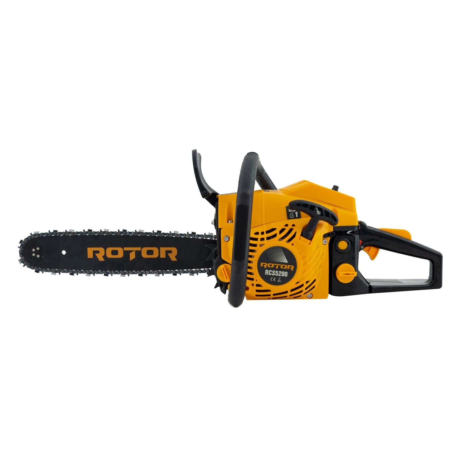 ROTOR RCS5200 Бензинов моторен трион, 2 kw-3.9HP, 10500 об./мин., автоматично смазване на веригата