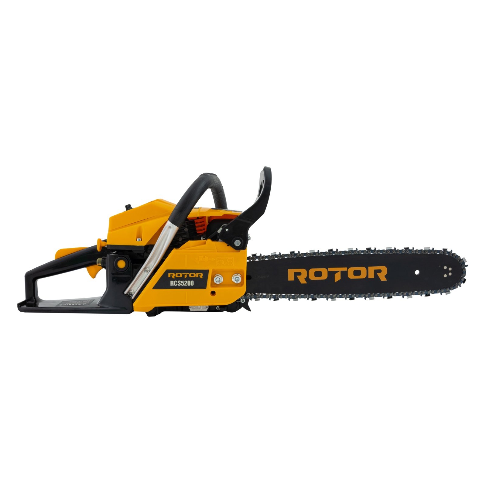 ROTOR RCS5200 Бензинов моторен трион, 2 kw-3.9HP, 10500 об./мин., автоматично смазване на веригата