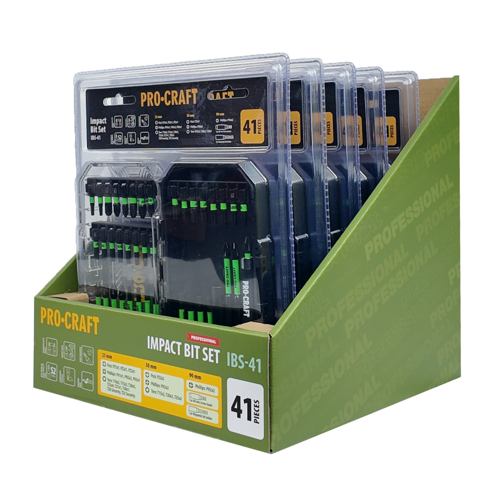 Комплект ударни накрайници PROCRAFT IBS-41, 41 бр