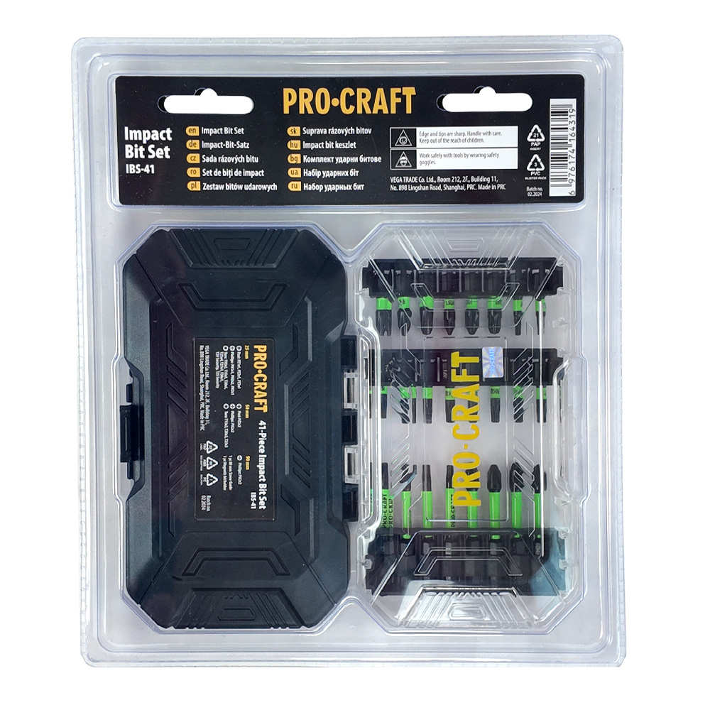 Комплект ударни накрайници PROCRAFT IBS-41, 41 бр