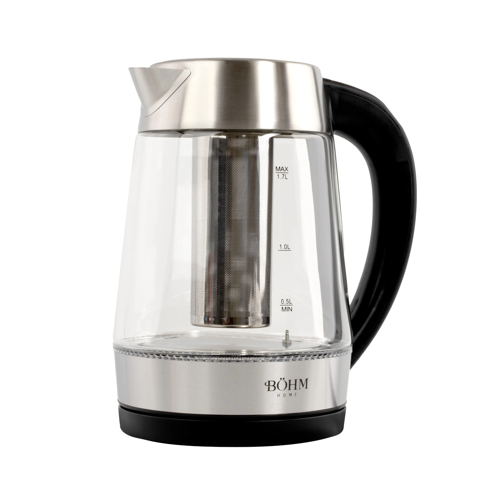 Електрическа кана за вода BÖHM BHB1703DT, 1850-2200W, 1.7 L
