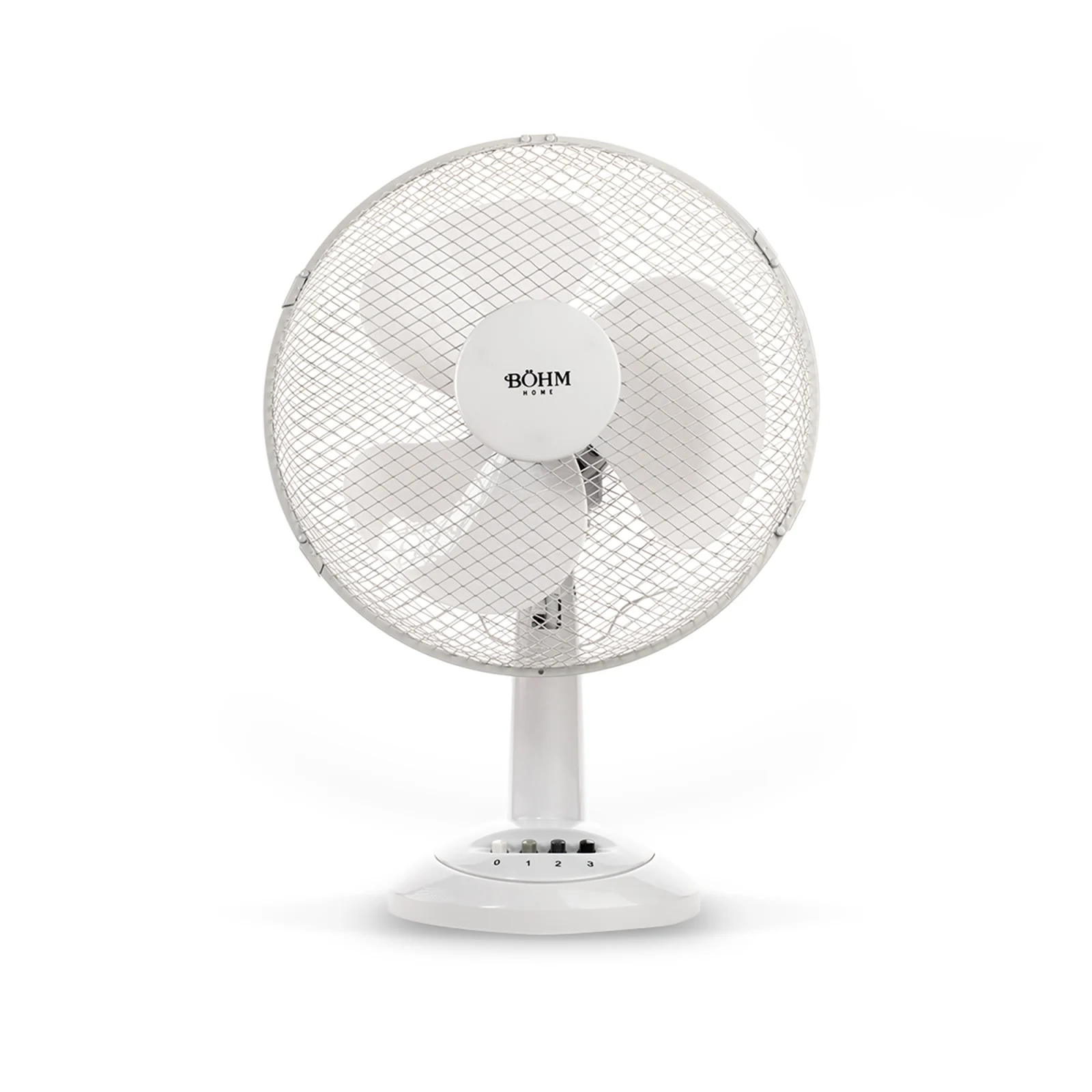 BLTF-1203 Вентилатор настолен 30 см / 12″ BOHM, 3 скорости, 3 перки, 40 W