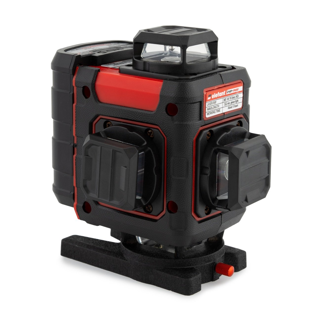 ELEFANT E4DT-PY02 4D Лазерен нивелир с LCD дисплей, тринога, куфар, 3D – 3 x 360° (12 линии), 4D – 4 x 360° (16 линии)