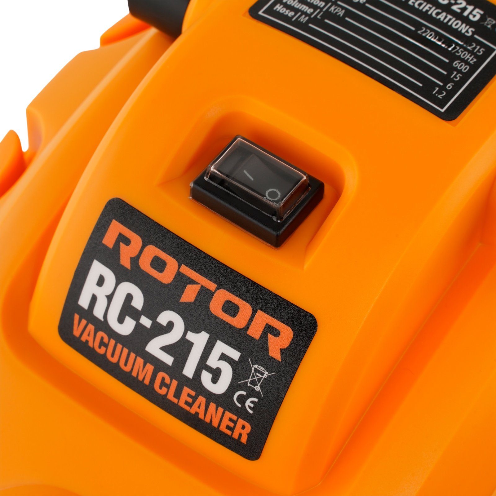 ROTOR RC215 Прахосмукачка за сухо и мокро почистване, 600 W, 6 L 06100469