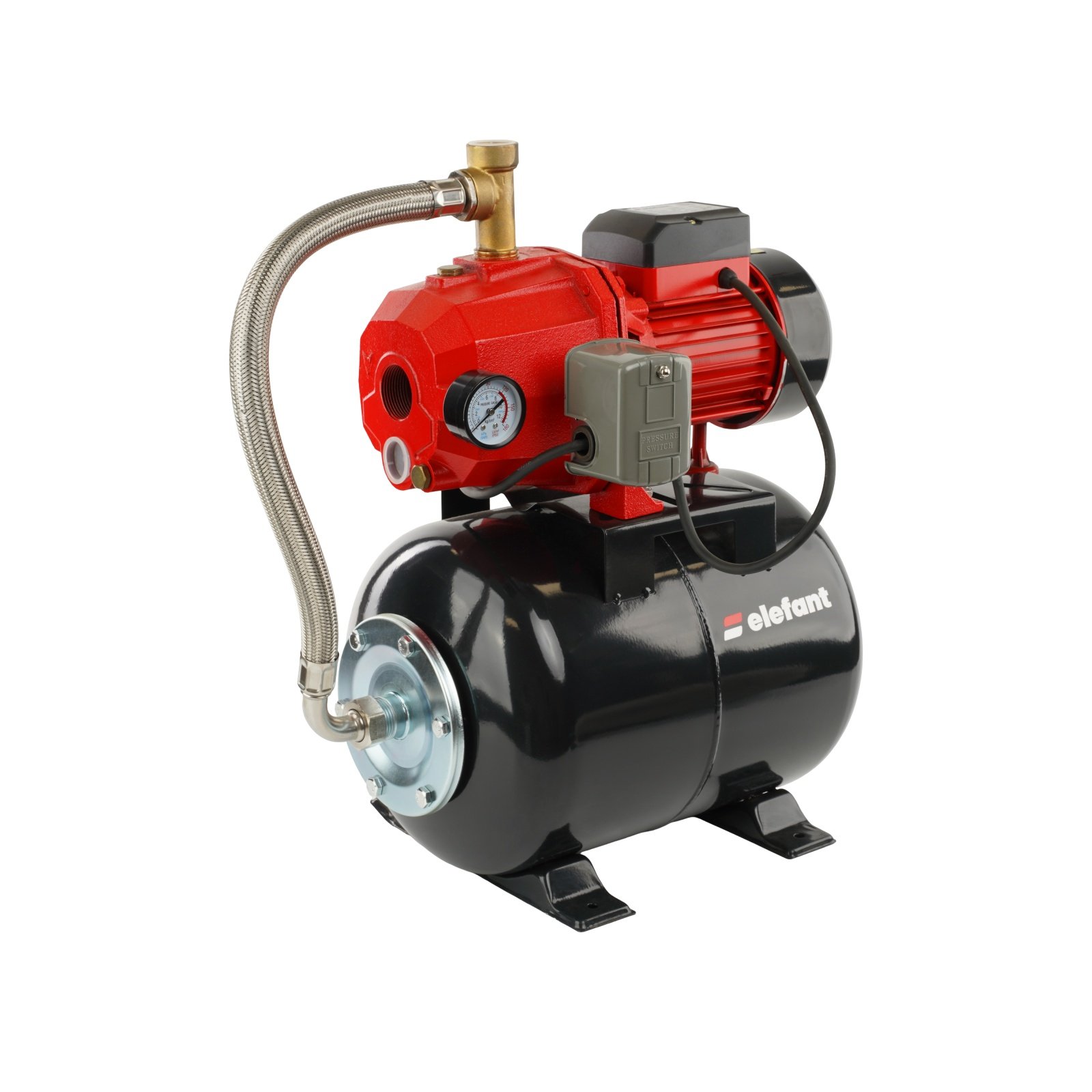Elefant AutoDP255 Хидрофорна помпа с цилиндричен съд, 750W, 25 м, 80 л/мин.