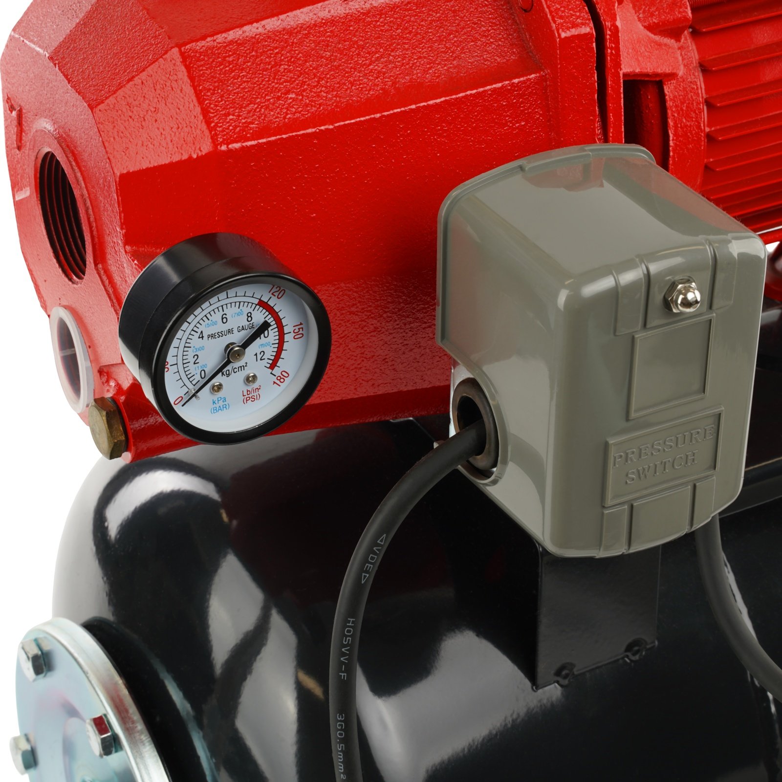 Elefant AutoDP255 Хидрофорна помпа с цилиндричен съд, 750W, 25 м, 80 л/мин.
