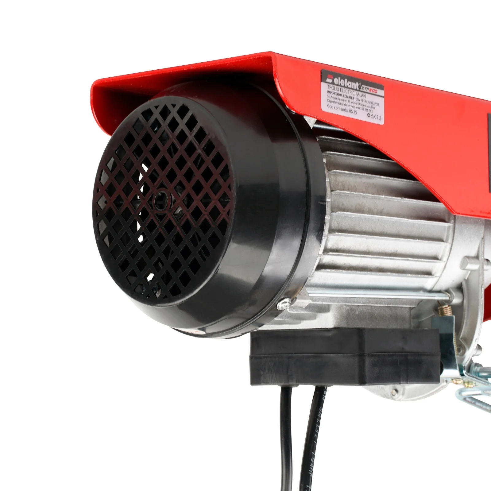 ETP500 Електрическа лебедка (електрическа телфер) ELEFANT, 1020 W, 500 кг, 12 м кабел