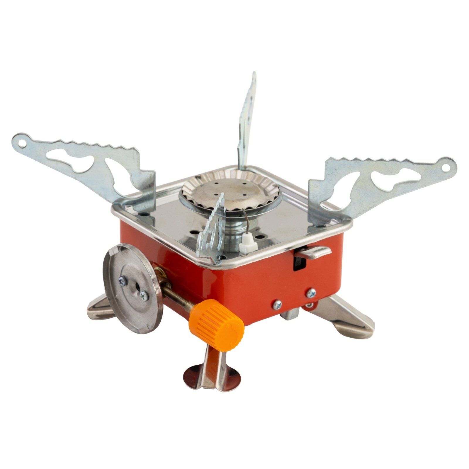 BÖHM BG-K-005 Преносима квадратна газова горелка, къмпинг, 2.8 kW, електрическо запалване, разход 200 г/ч