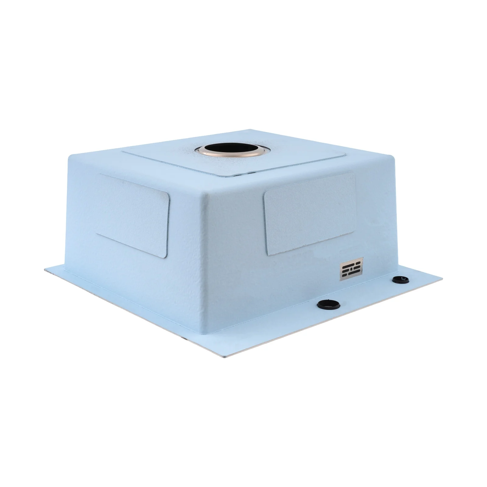 BOHM BH5050S Кухненска мивка, цвят Satin, SUS304 (3.0/0.8), от неръждаема стомана, 500x500x215 мм