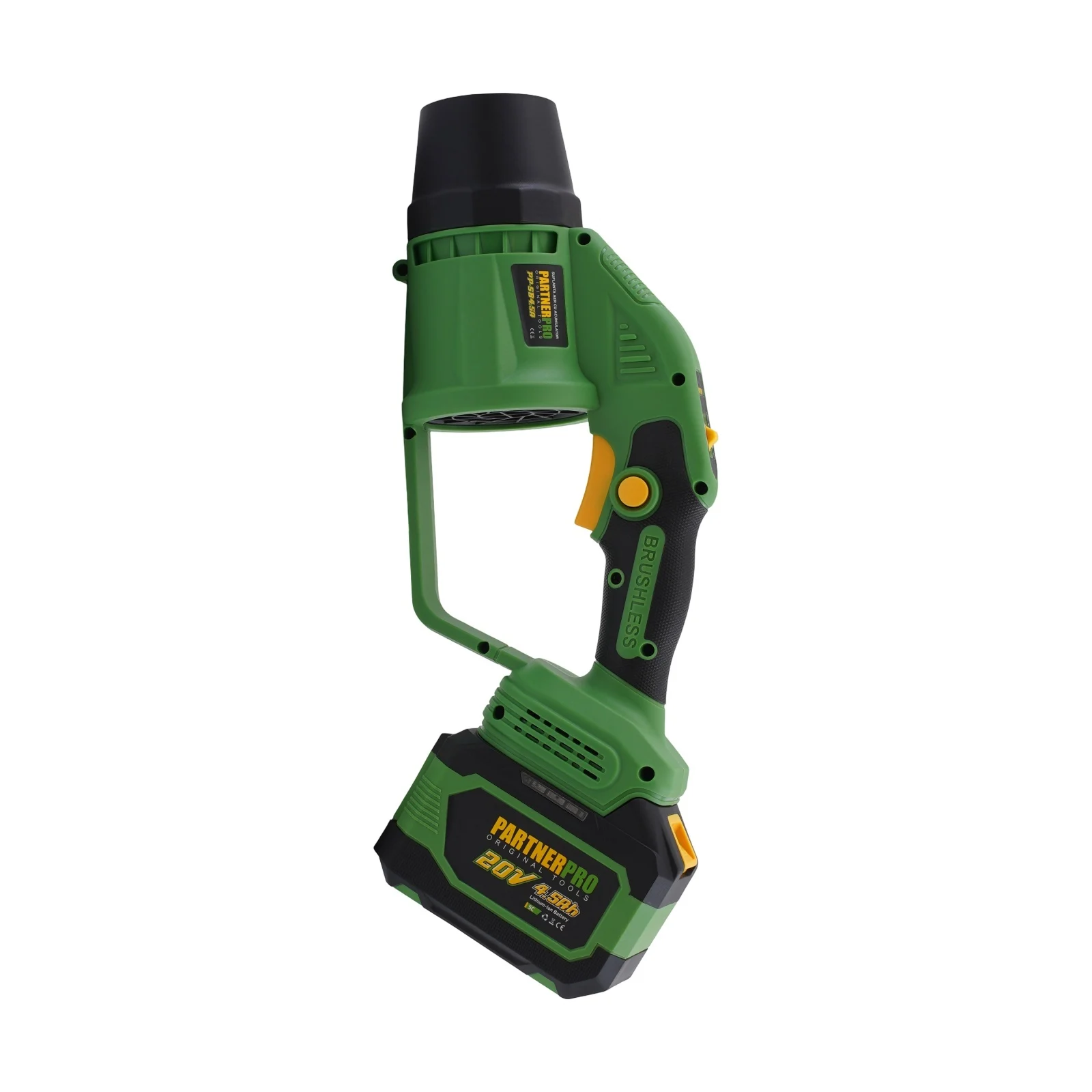 PARTNERPRO Акумулаторна духалка за листа PP-SB4.5A, комплект батерия 20V/4.5Ah, зарядно