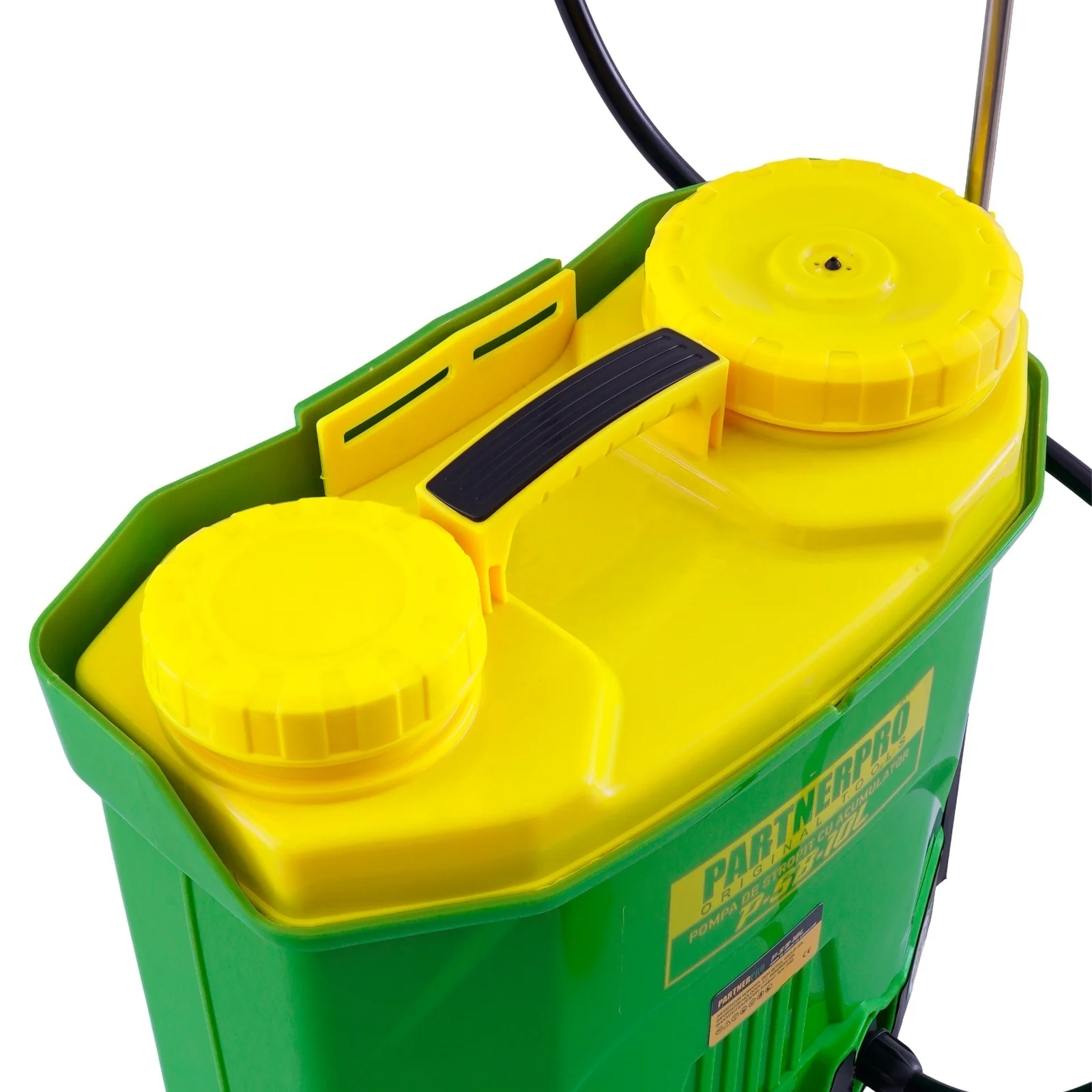 P-SB-10L PARTNERPRO Акумулаторна пръскачка 10 л, 21V, комплект с батерия 21V 2Ah и зарядно устройство