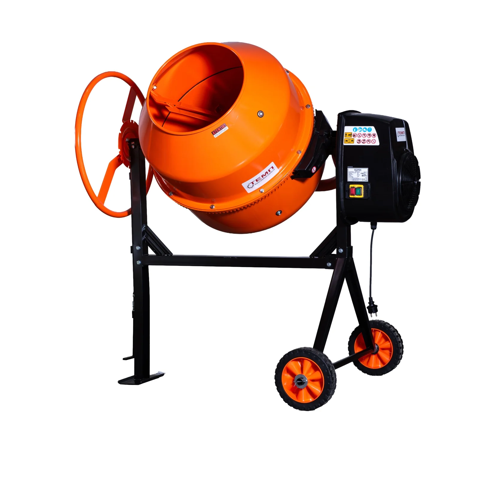 Бетонобъркачка ELEFANT HCM660, 205 л, 1250W, 26.6 об./мин.