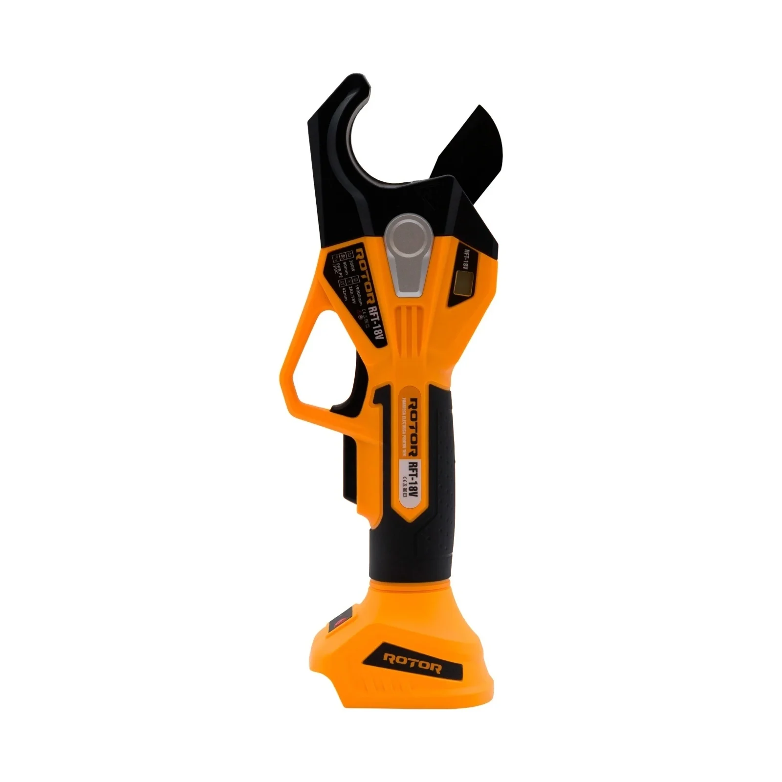 ROTOR RFT-18V Акумулаторна ножица за PVC тръби, Ф-42 мм, тръборез, solo – без батерия и зарядно