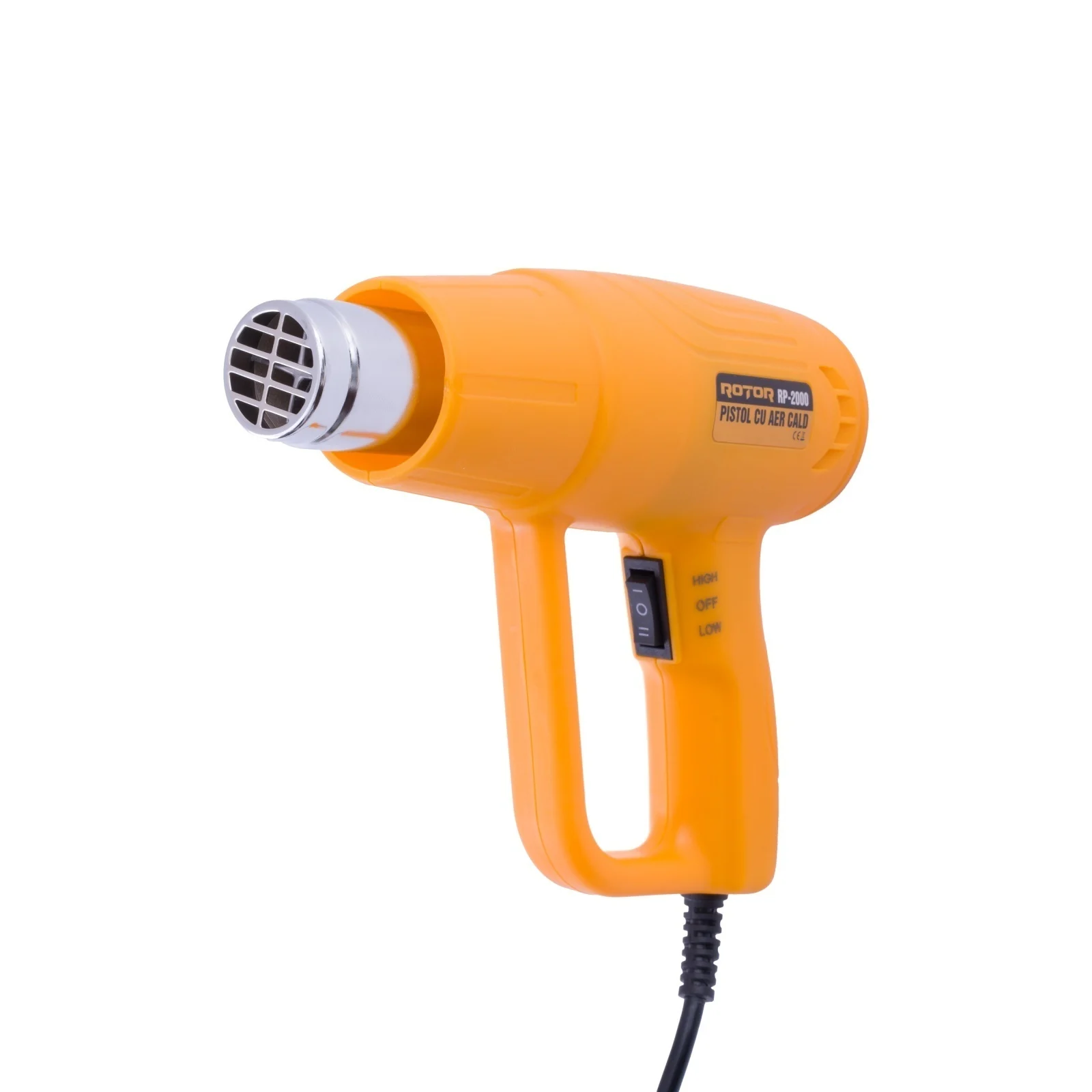 RP-2000 пистолет за горещ въздух, 1600 W, 300–520°C, ROTOR
