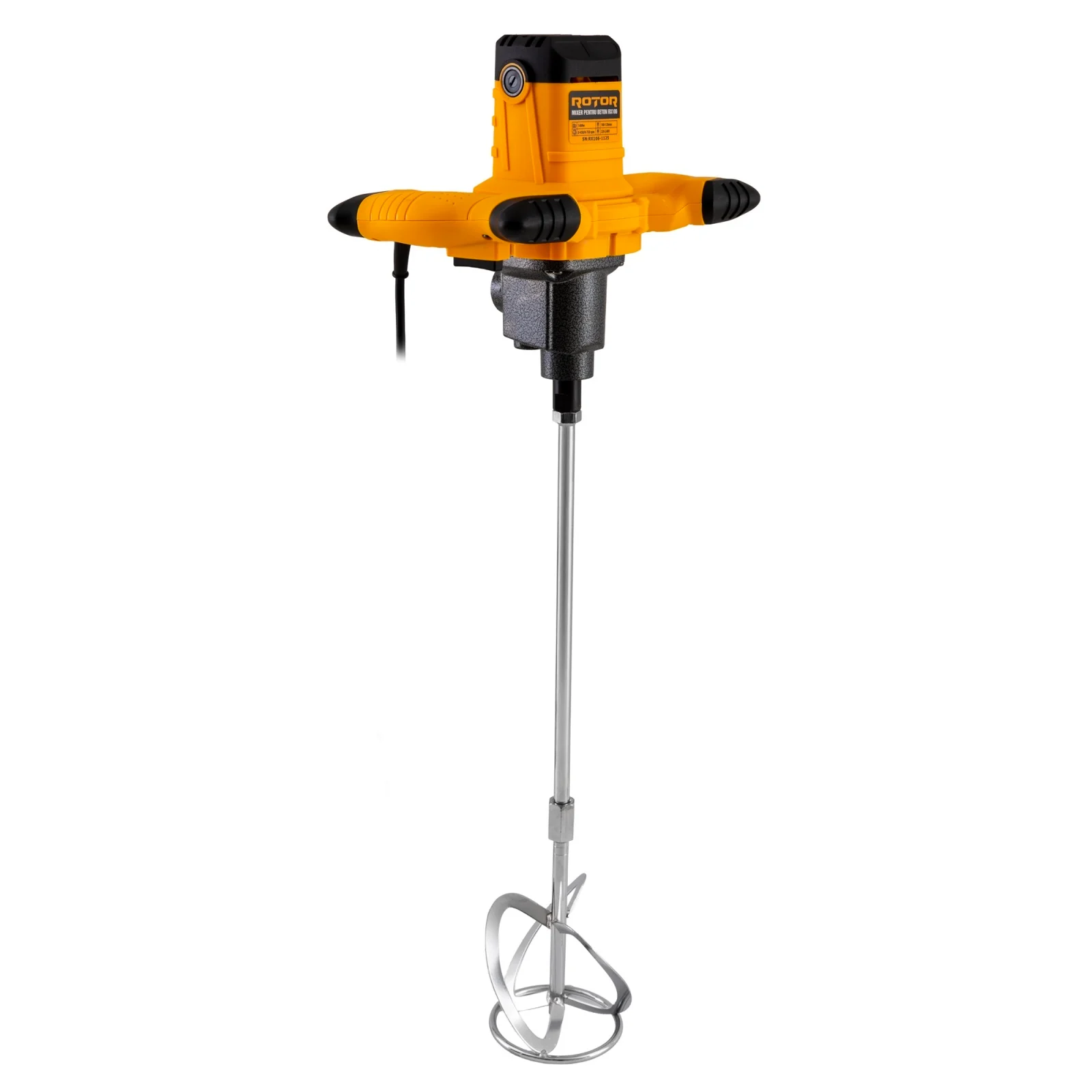 ROTOR RX106 Ел. миксер за бетон и строителни смеси, 1400 W, 0-750 об/мин.