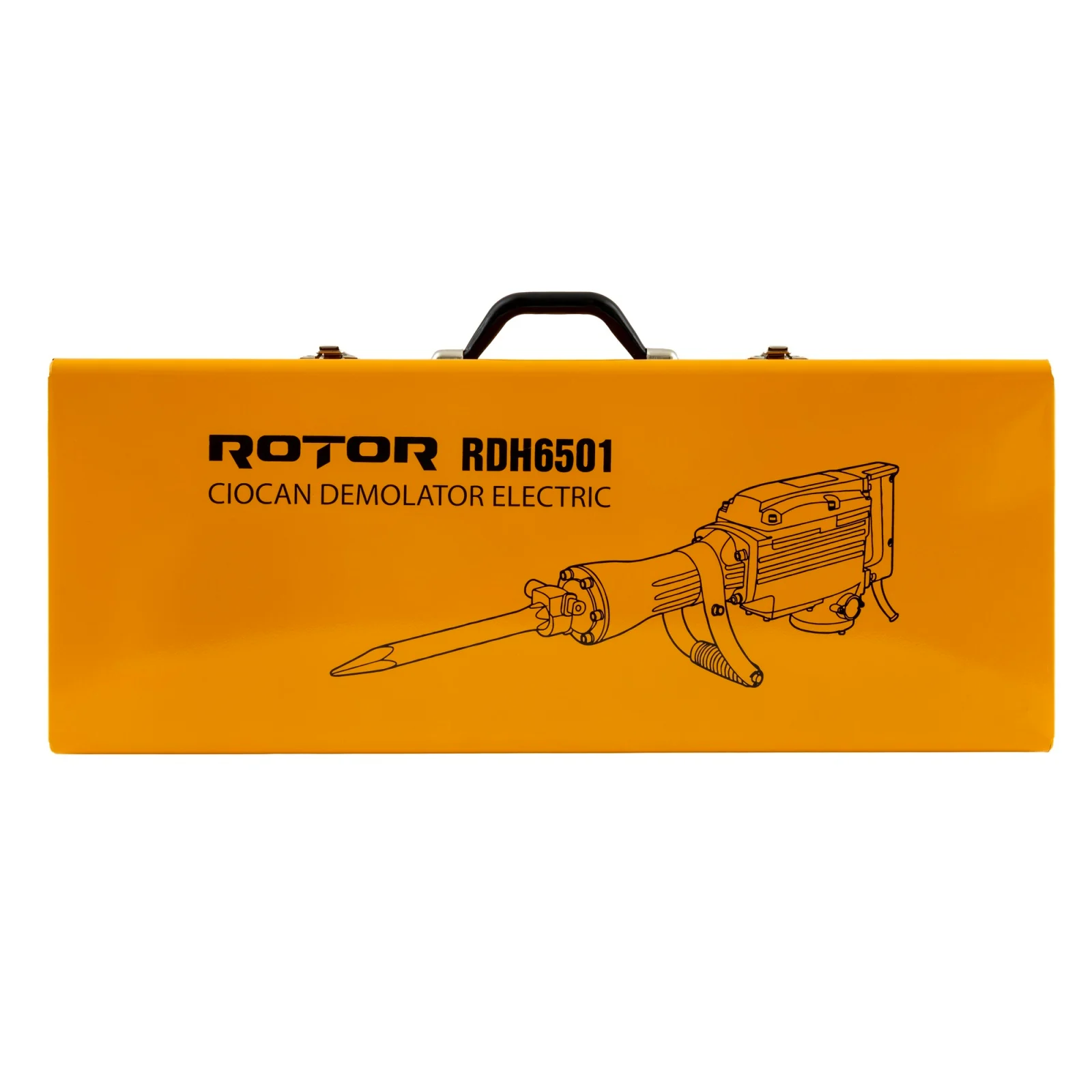 ROTOR RDH6501 Къртач, 1300 W, 1900 уд/мин, с длето и шило, метален куфар.