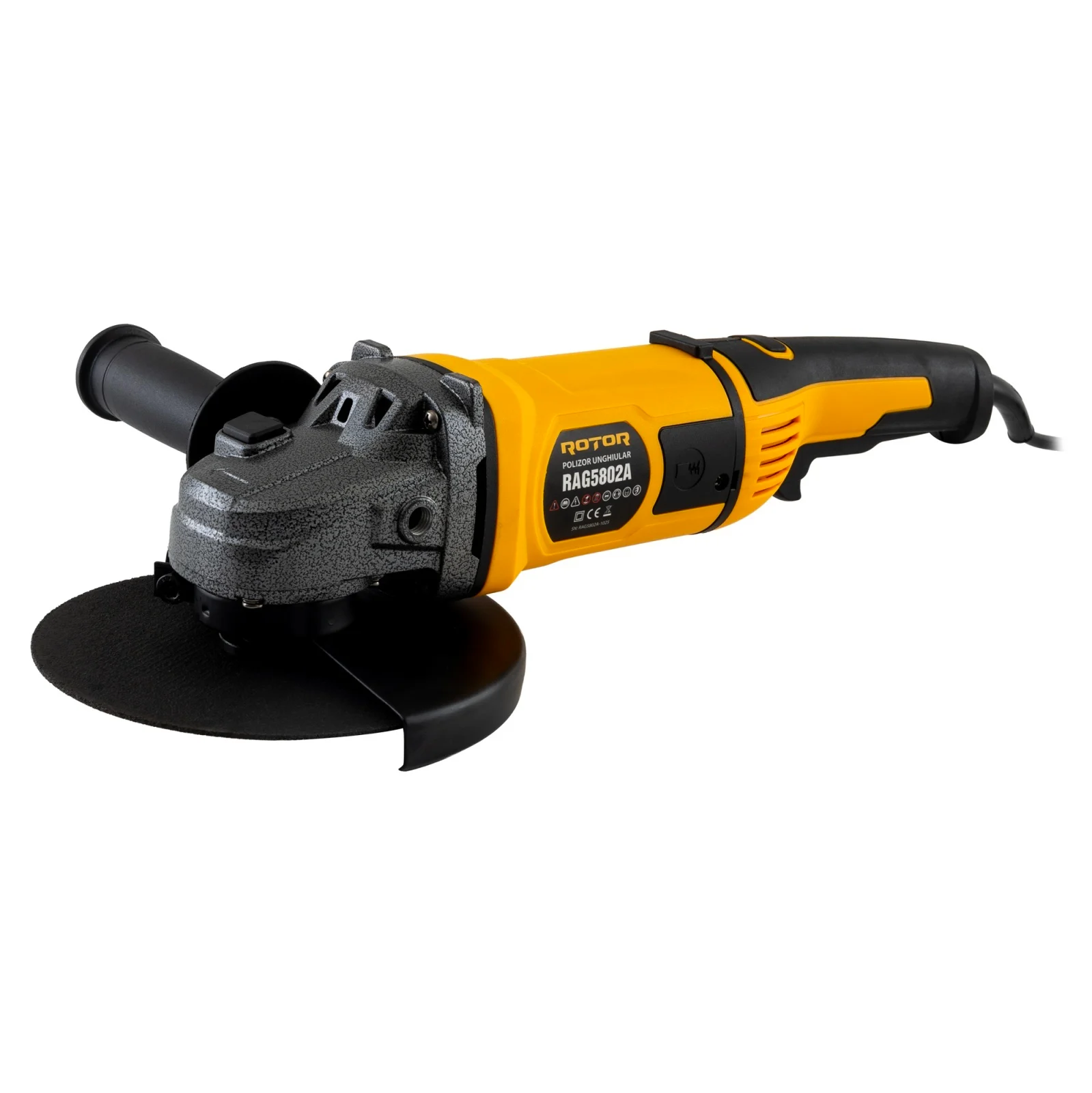 ROTOR RAG5802A Електрически ъглошлайф 1400 W, 180 мм, 8000 об/мин.