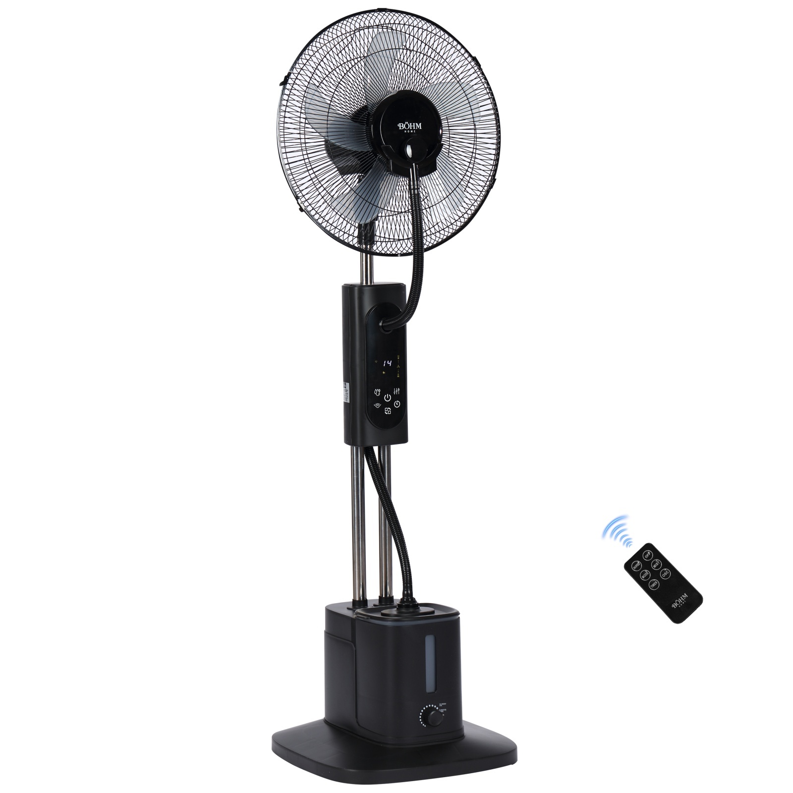 BME-01A Вентилатор с водна мъгла и овлажняване 40 см / 16" BOHM , 70W, 3 скорости, 3 режима на вентилация