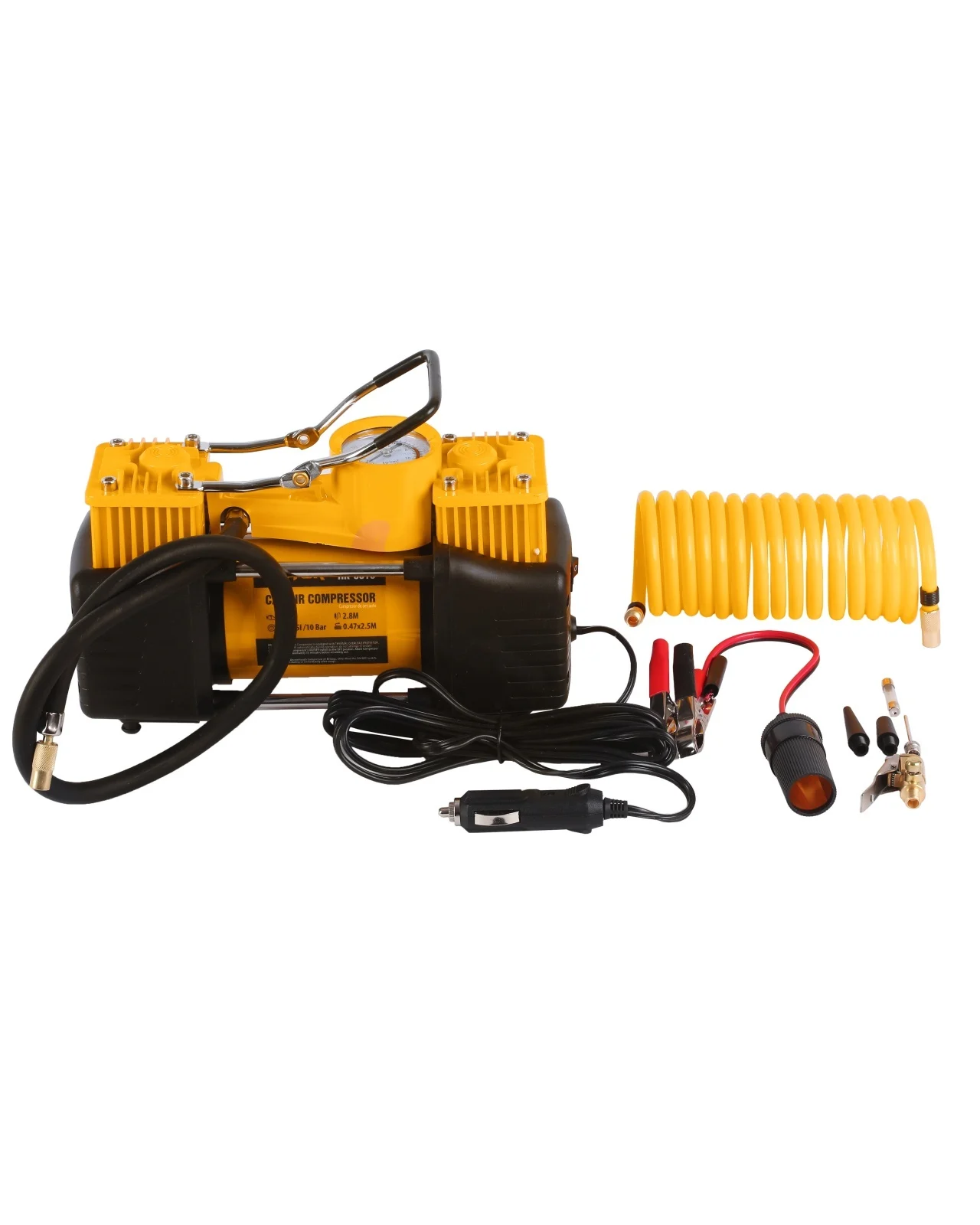 RK-3010 мини компресор за кола с аксесоари, ROTOR, 30A, DC 12V, 10 Bar