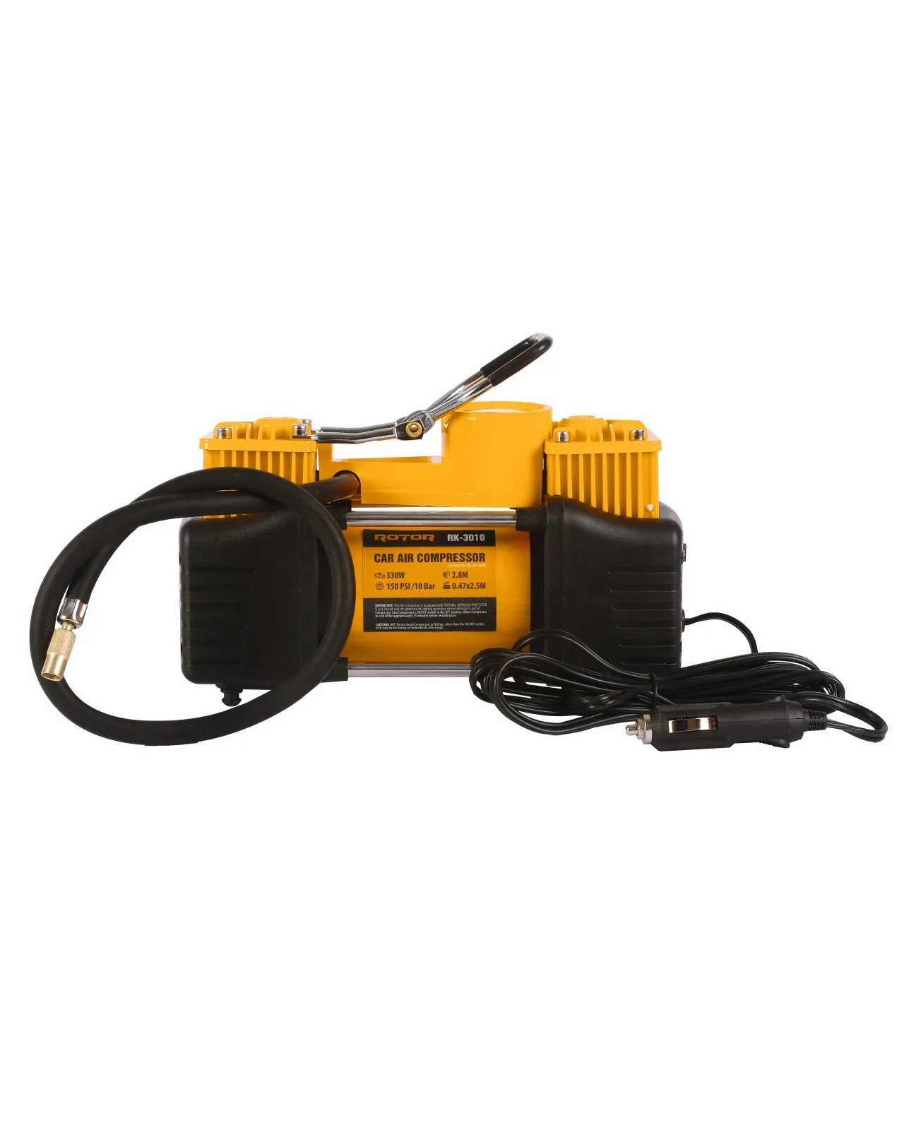 RK-3010 мини компресор за кола с аксесоари, ROTOR, 30A, DC 12V, 10 Bar