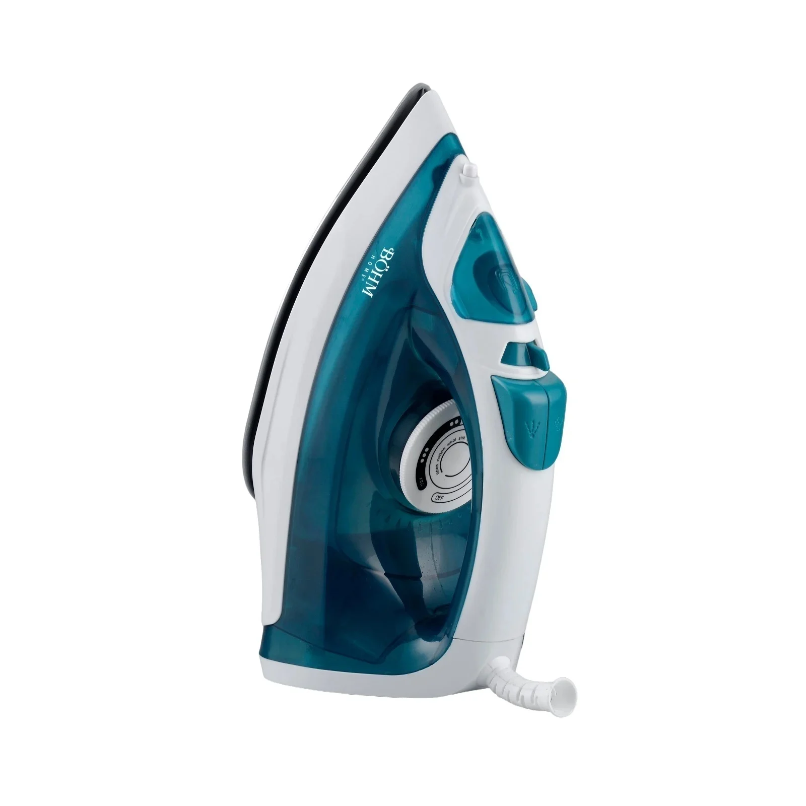 Ютия BIC-1801 BW BOHM Home, 1800W, керамична гладеща повърхност, резервоар 170 мл, 113-128 мм