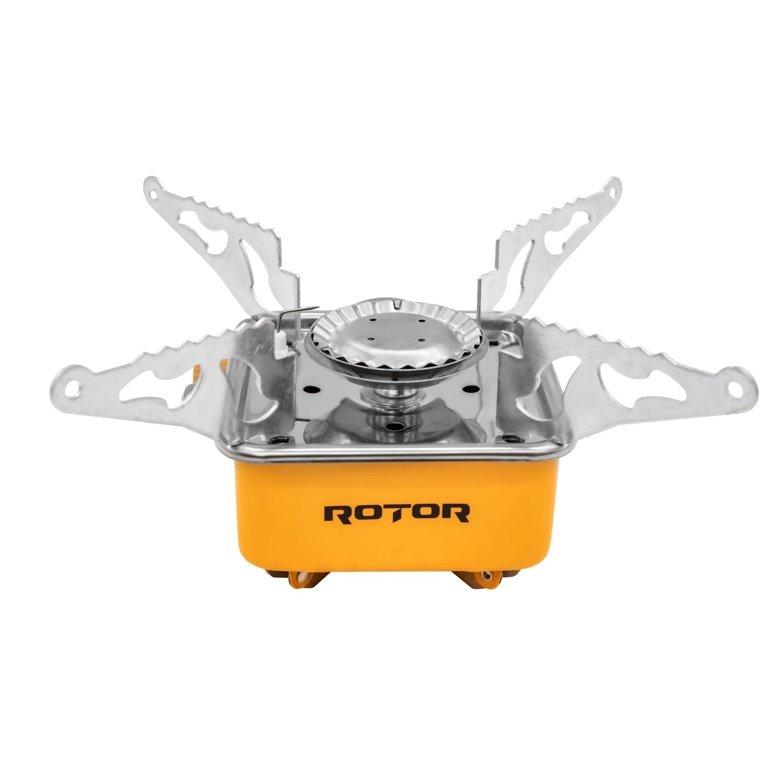 ROTOR RPCG-281YW Преносима квадратна газова горелка, къмпинг, 2.8 kW, електрическо запалване, разход 200 г/ч, пред. код 16591