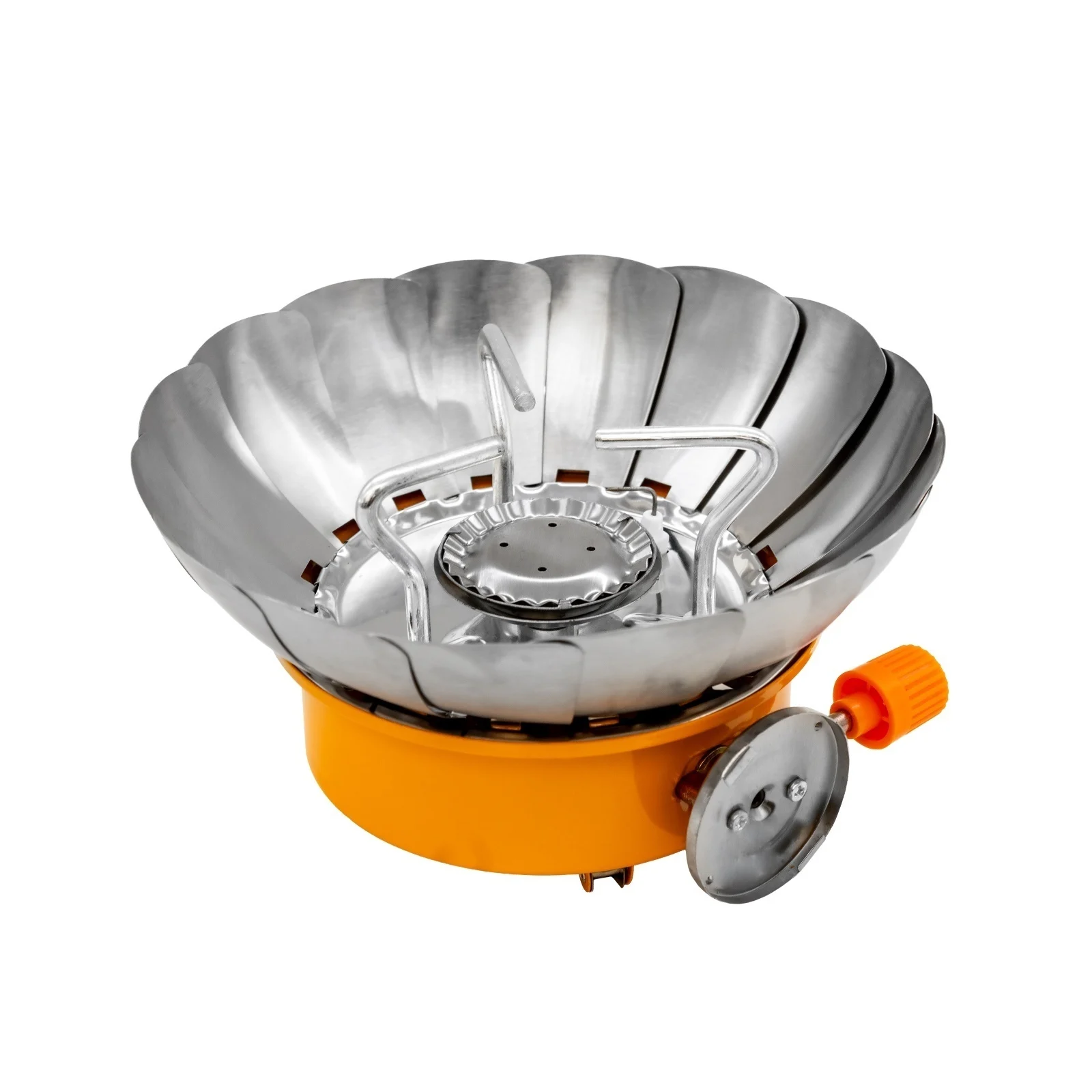 ROTOR RPCG-282YW Преносима ветроустойчива газова горелка, къмпинг, 2.8 kW, електрическо запалване, разход 200 г/ч, пред. код 16591