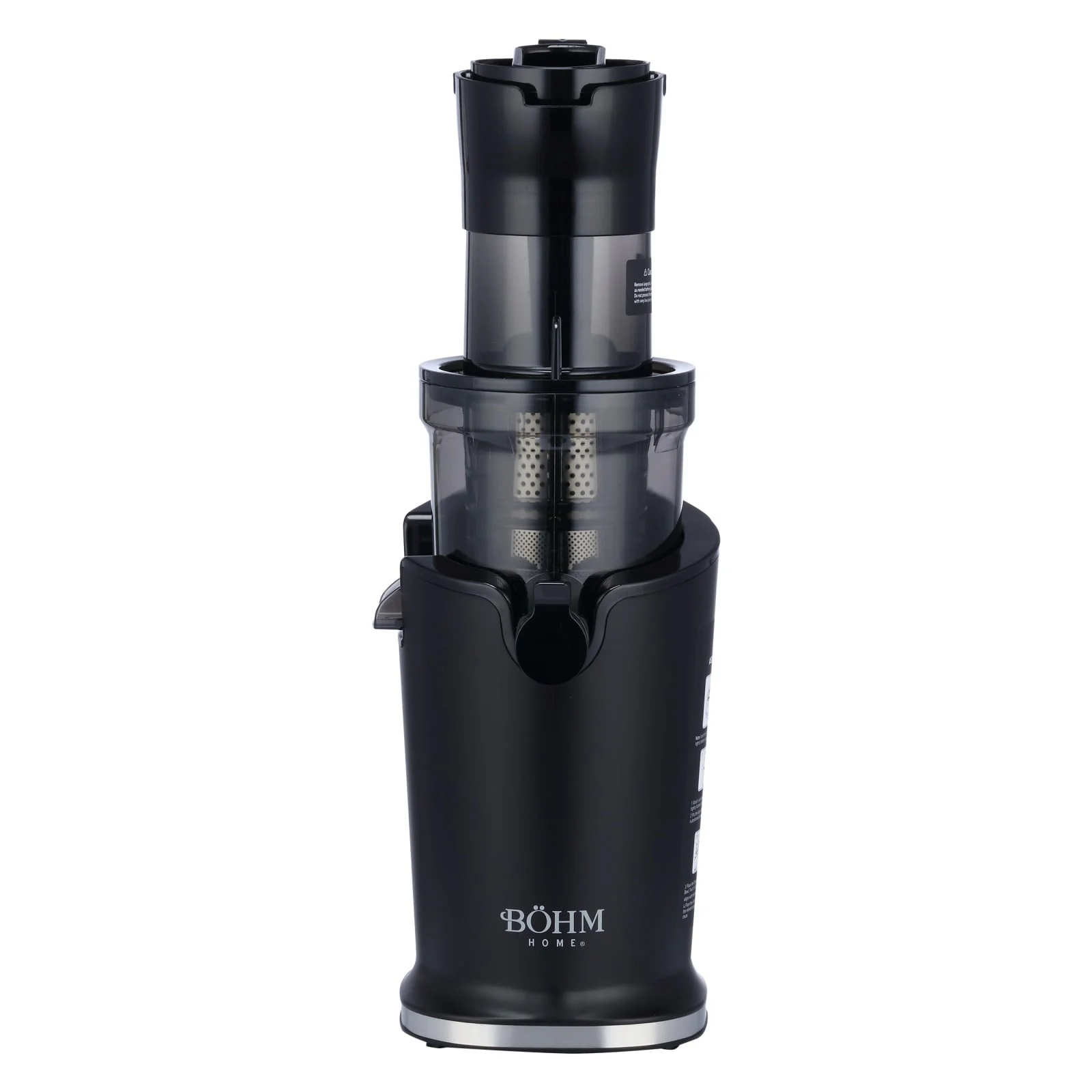 BOHM Home BJS-201B Сокоизстисквачка за студено пресоване, 200 W, 89 мм, контейнер за сок 800 мл