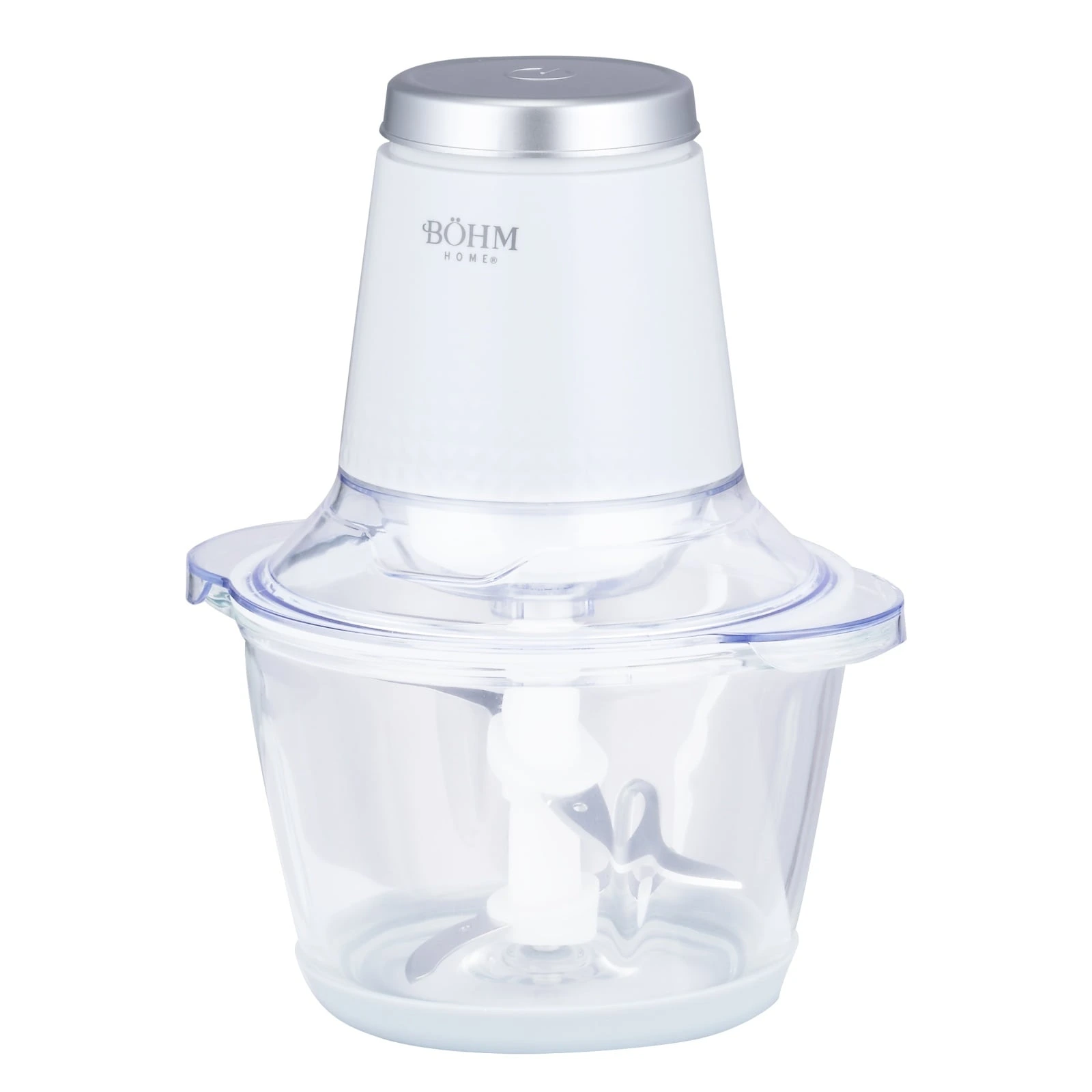 Електрическа резачка за храна Bohm Home BFCG40W12, 400W, стъклена купа 1.2 L, 4 ножа