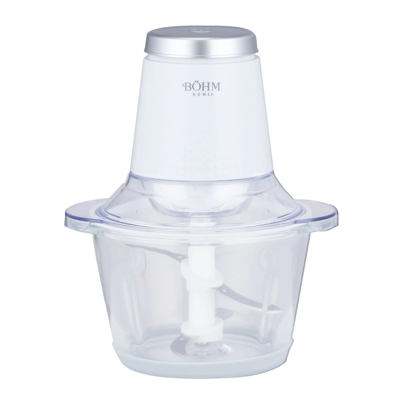 Електрическа резачка за храна Bohm Home BFCG40W12, 400W, стъклена купа 1.2 L, 4 ножа