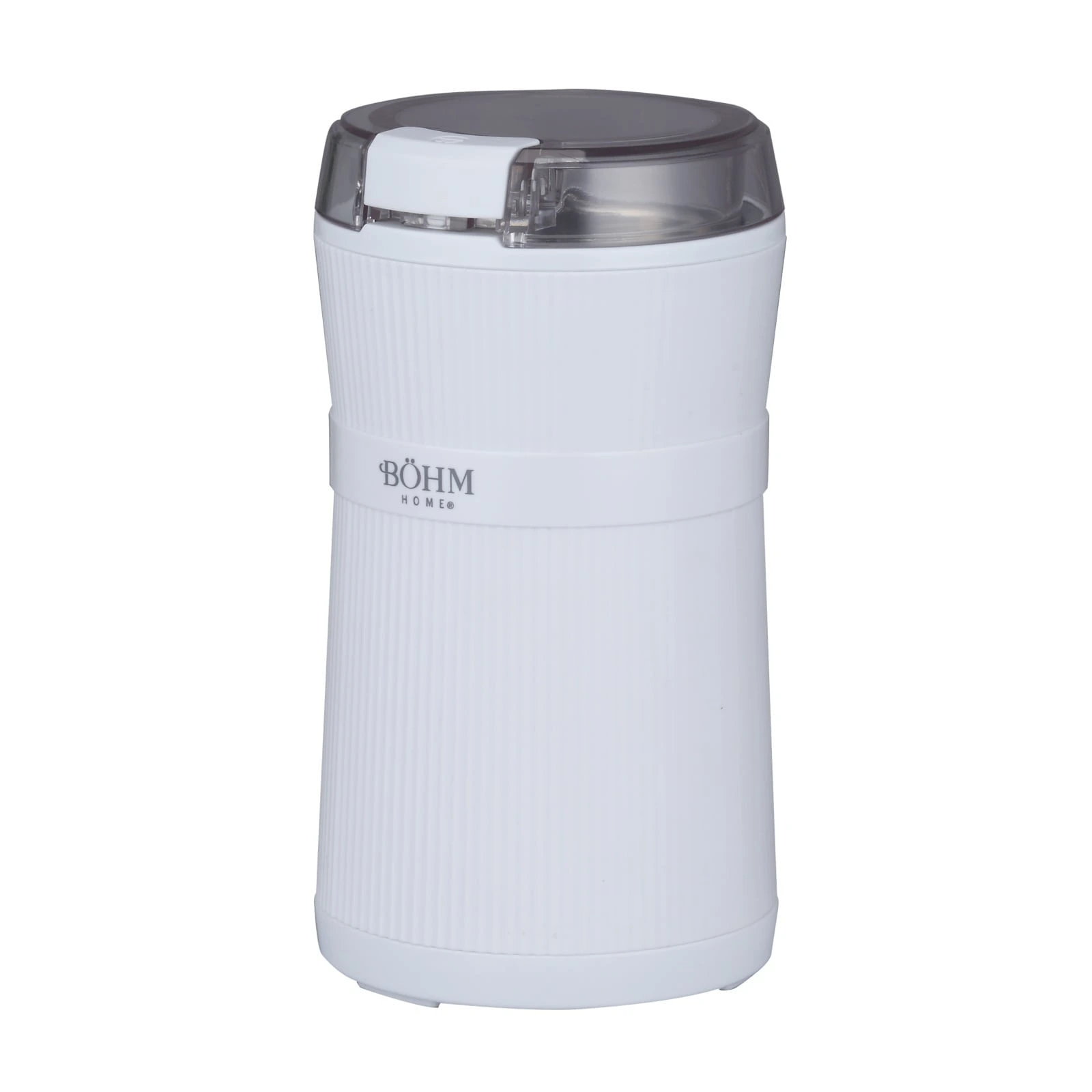 BOHM BCGP20W5 Електрическа кафемелачка, 200W, 50g, 2 ножа от неръждаема стомана, бяла