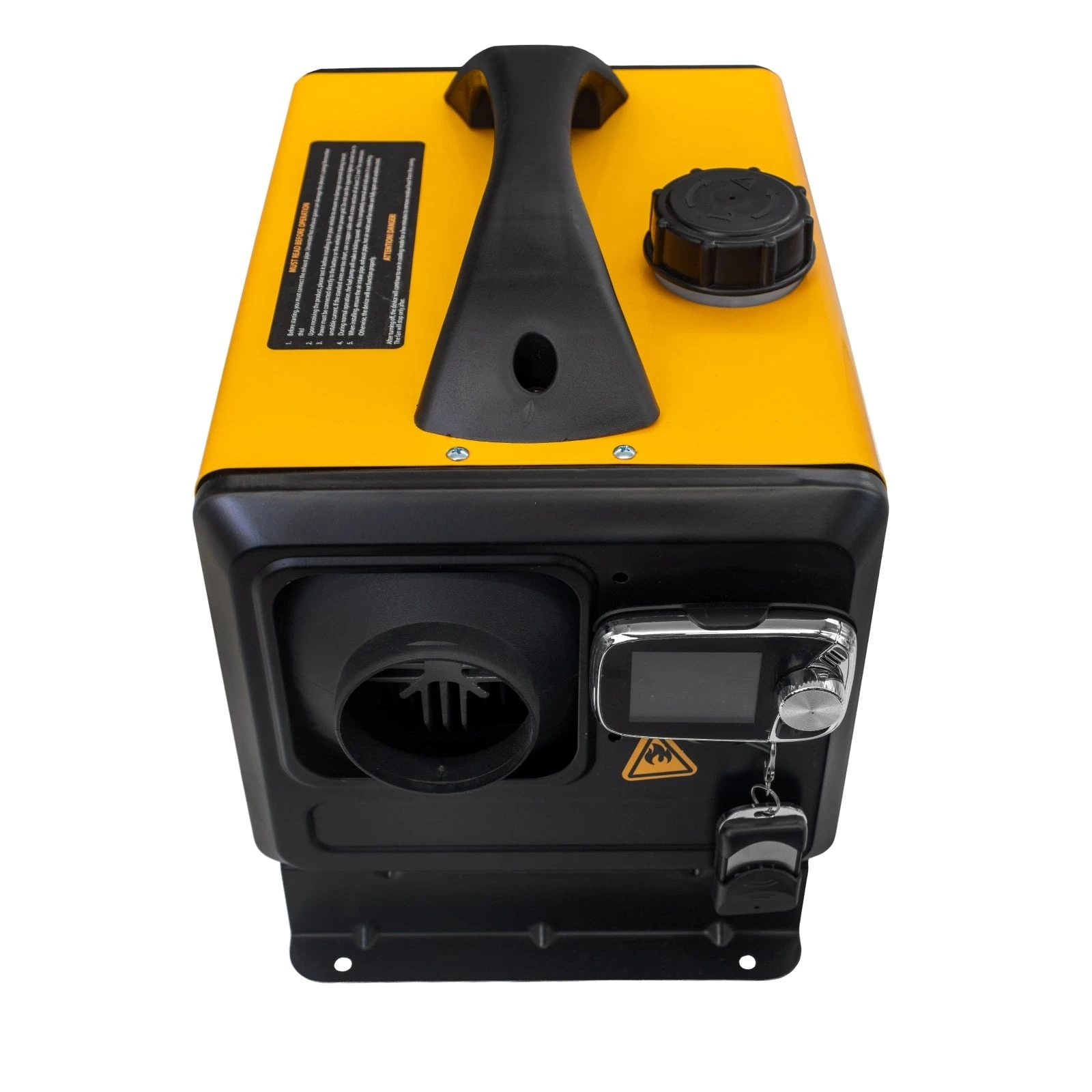 ROTOR RID-8 Суха дизелова печка за автомобили 8 kW, 5 л резероар, 12V/24V/230V, 1 изход за въздух, LCD контролер, дистанционно