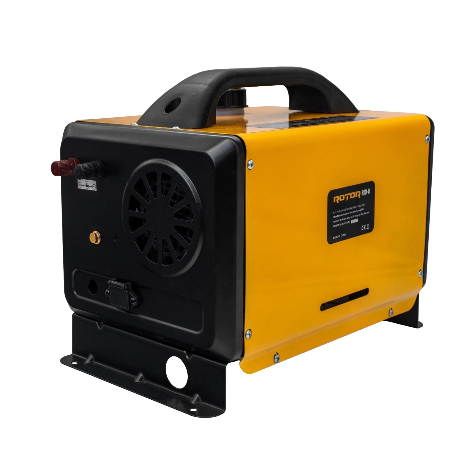 ROTOR RID-8 Суха дизелова печка за автомобили 8 kW, 5 л резероар, 12V/24V/230V, 1 изход за въздух, LCD контролер, дистанционно