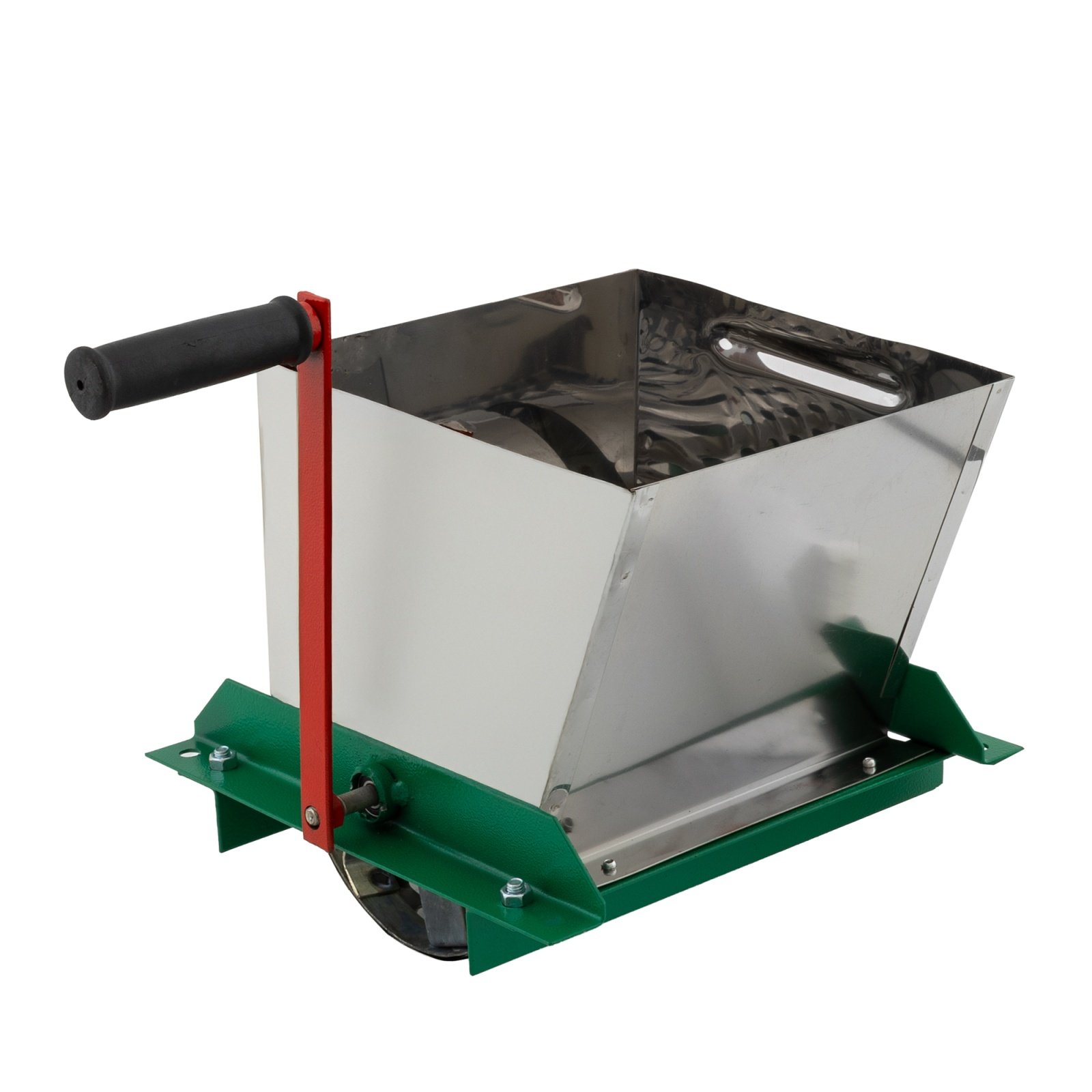 Мелачка за плодове Koza-Nova MINI Total Inox с барабан, ръчна, произведена в Украйна