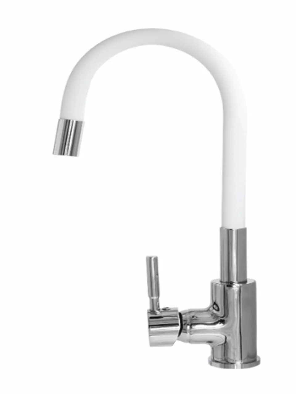 Кухненски смесител FLEKO FZXI-CW451, бял