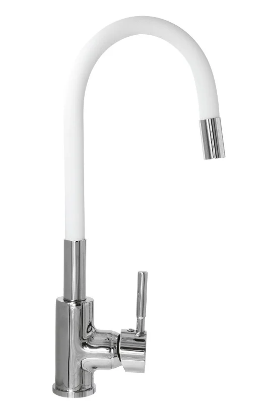 Кухненски смесител FLEKO FZXI-CW451, бял