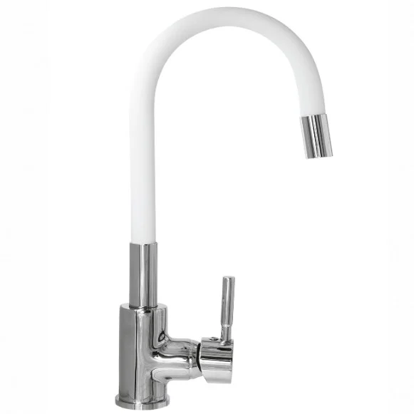 Кухненски смесител FLEKO FZXI-CW451, бял