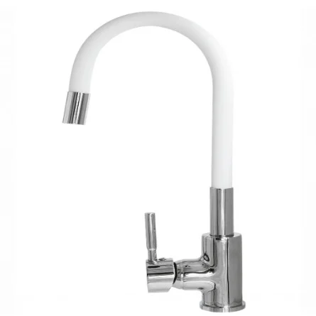 Кухненски смесител FLEKO FZXI-CW451, бял