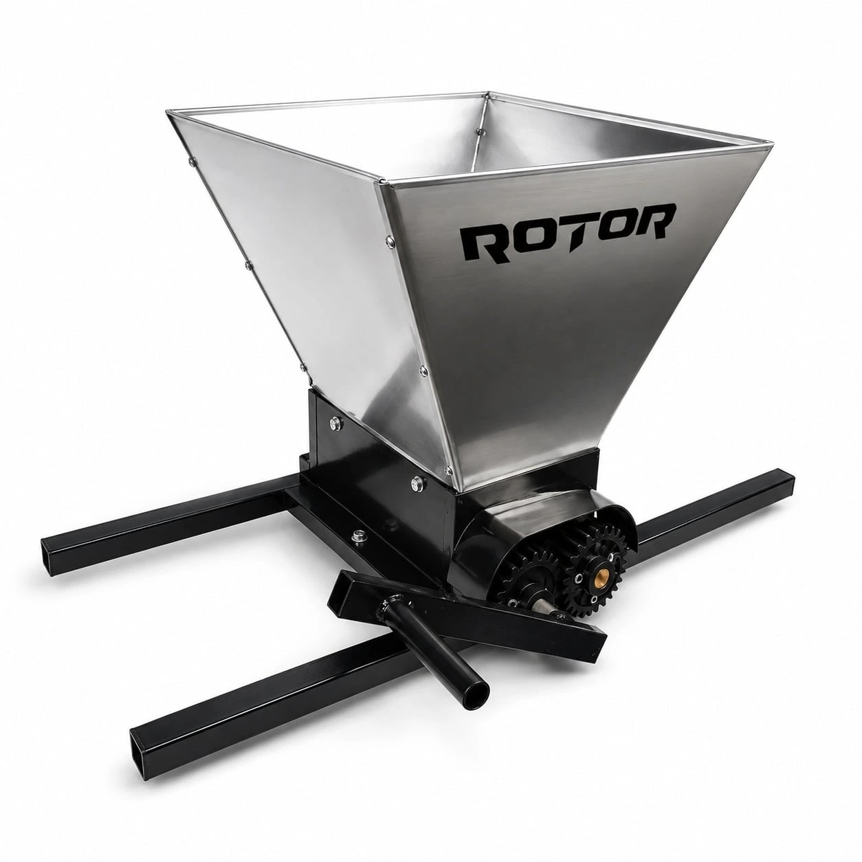 HGP-50-S Ръчна гроздомелачка ROTOR, Inox, 28 л, 180 кг/ч.