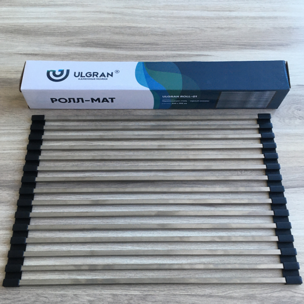 Метална поставка за съдове, отцедник ROLL-MAT-01, Дължина: 260 – 440 мм, Широчина: 305 мм